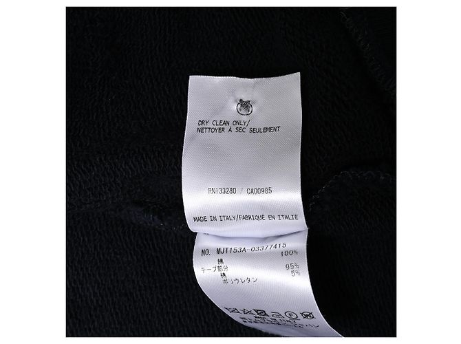 Felpa con cappuccio e zip Loopback Thom Browne in cotone blu navy - vista 7