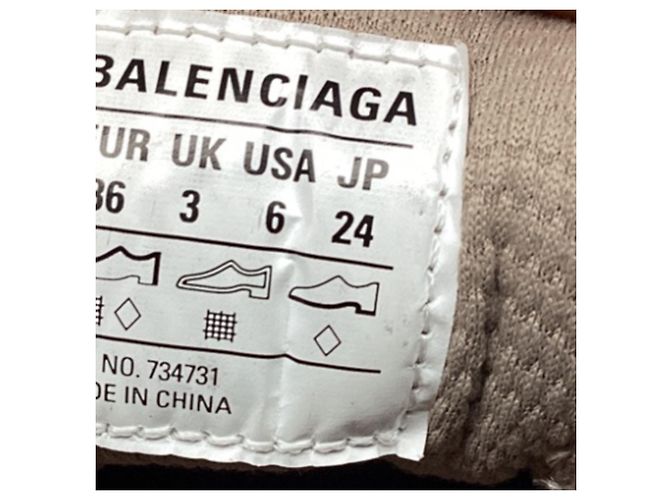 Everyday Balenciaga 3XL Sneaker aus beigem Polyester - Ansicht 10