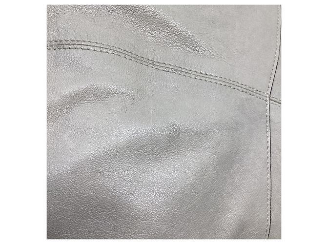 Borsa Hobo Gancini con tasca Salvatore Ferragamo in pelle beige - vista 13