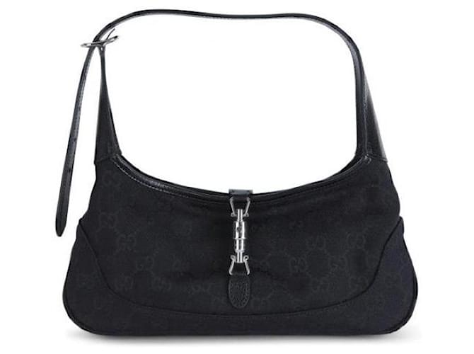 Gucci Borsa a spalla Jackie Slim Medium Nero - vista 2