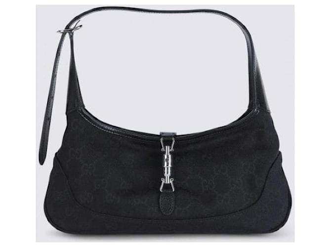 Gucci Borsa a spalla Jackie Slim Medium Nero - vista 3