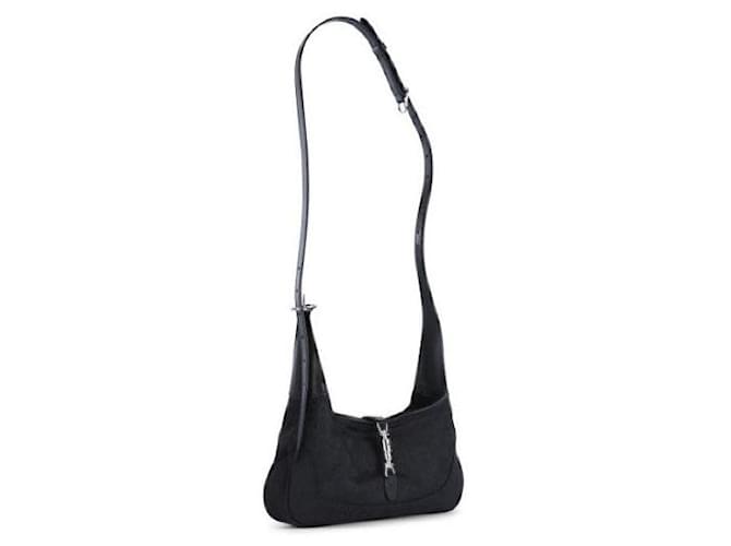 Gucci Borsa a spalla Jackie Slim Medium Nero - vista 5
