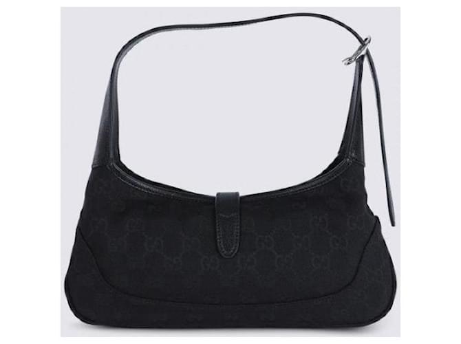 Gucci Borsa a spalla Jackie Slim Medium Nero - vista 6