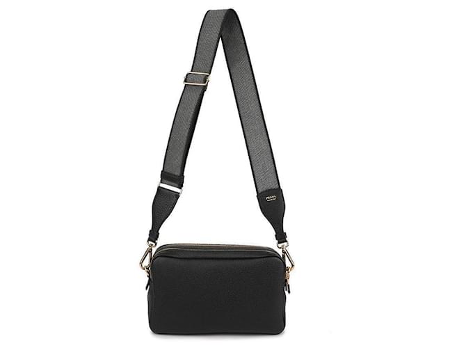 Prada Picca borsa a tracolla in pelle Nero - vista 4