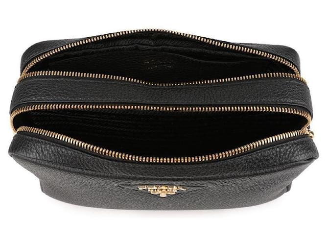 Prada Picca borsa a tracolla in pelle Nero - vista 7