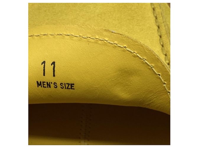 Mocassini Tod's in suede giallo con suola in gomma - vista 9