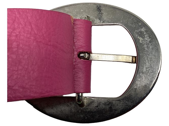 Cintura con fibbia logo Dolce & Gabbana in cotone multicolore - vista 6