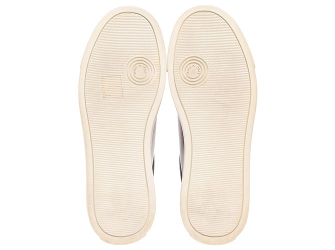 Sneakers basse Ralph Lauren Purple Label in pelle marrone - vista 6