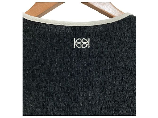 Autre Marque Top de manga larga Kijun Ribbon Negro - vista 5
