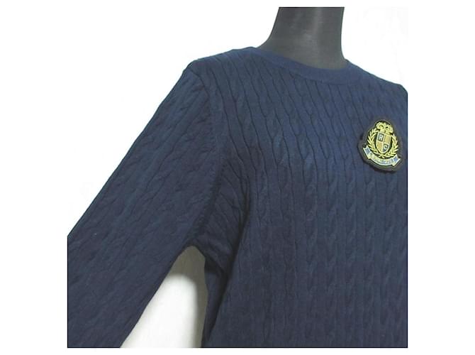 Autre Marque Apuweiser-riche Strickpullover Blau Marineblau - Ansicht 5