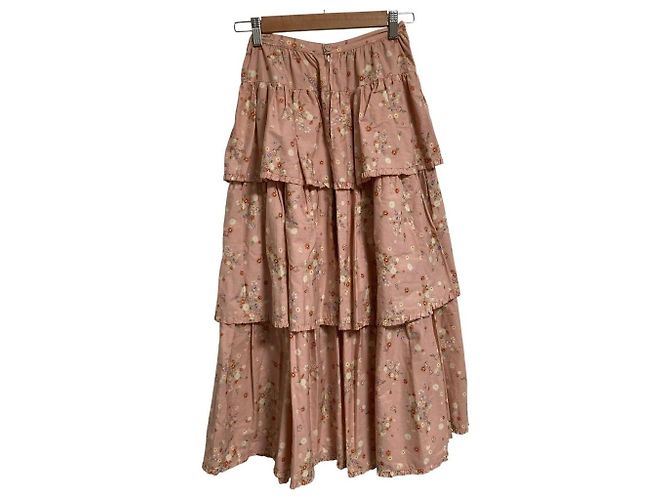 Autre Marque Falda larga con estampado floral WONDERFUL WORLD Rosa - vista 2