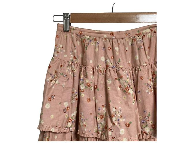 Autre Marque Falda larga con estampado floral WONDERFUL WORLD Rosa - vista 3