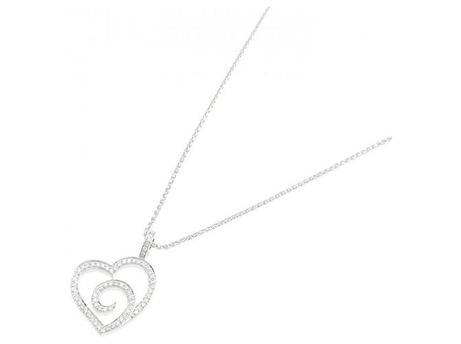 Autre Marque Collana in oro bianco 750 e diamanti Argento - vista 2