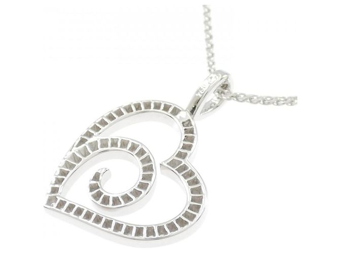 Autre Marque Collana in oro bianco 750 e diamanti Argento - vista 4