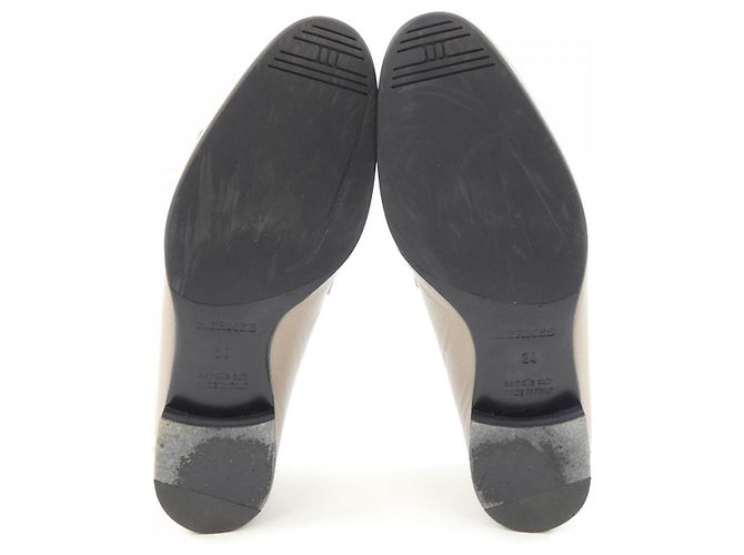 Hermès Scarpe Hermes ROYAL Chevre Beige - vista 4