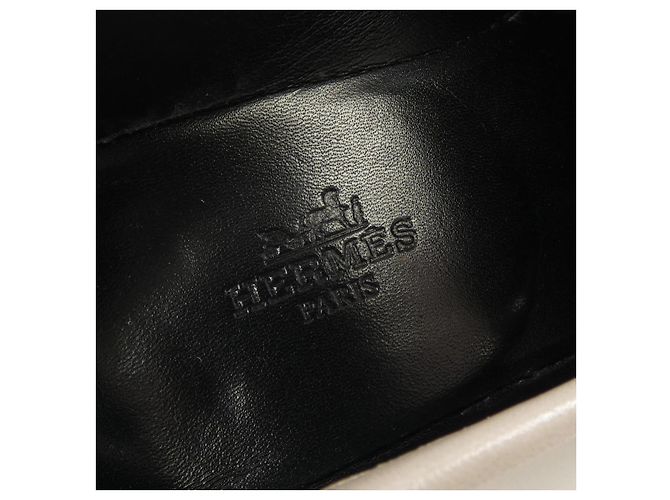 Hermès Scarpe Hermes ROYAL Chevre Beige - vista 6