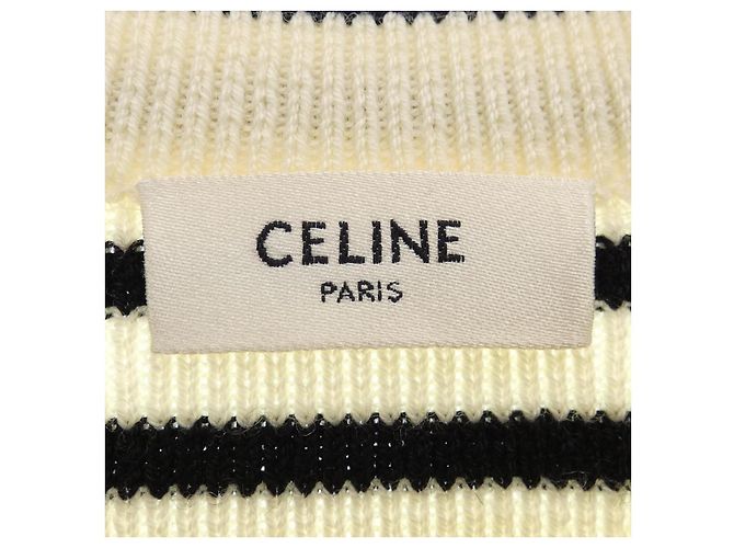 Céline Celine 2A016954D Knitwear Negro Beige - vista 4