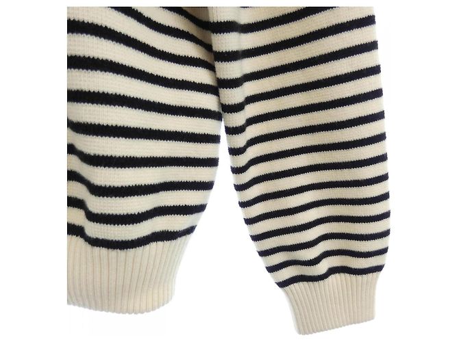 Céline Celine 2A016954D Knitwear Negro Beige - vista 6