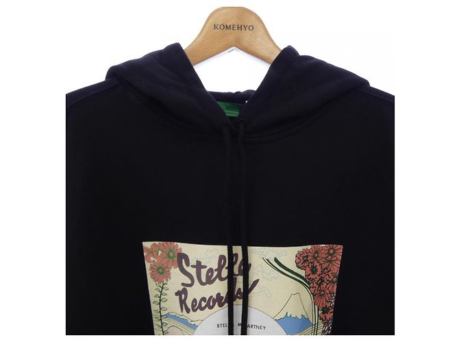 Stella Mc Cartney Stella McCartney Record Hoodie Schwarz - Ansicht 5