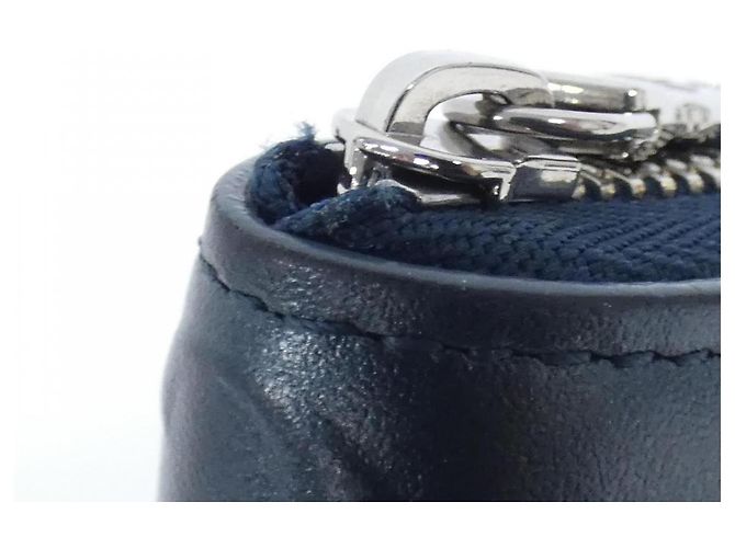 Monedero Zippy Monogram Louis Vuitton de piel de becerro Azul - vista 4