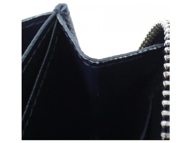 Monedero Zippy Monogram Louis Vuitton de piel de becerro Azul - vista 6