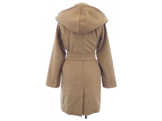 Max Mara RIALTO 100% Camel Coat Brown - view 2