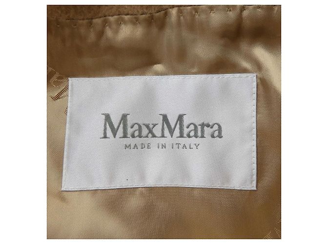 Max Mara RIALTO 100% Camel Coat Brown - view 4