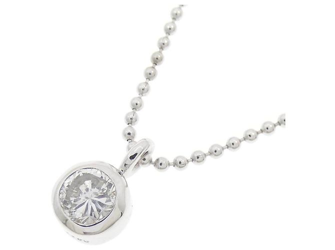 Autre Marque Collana in platino e diamanti Argento - vista 3