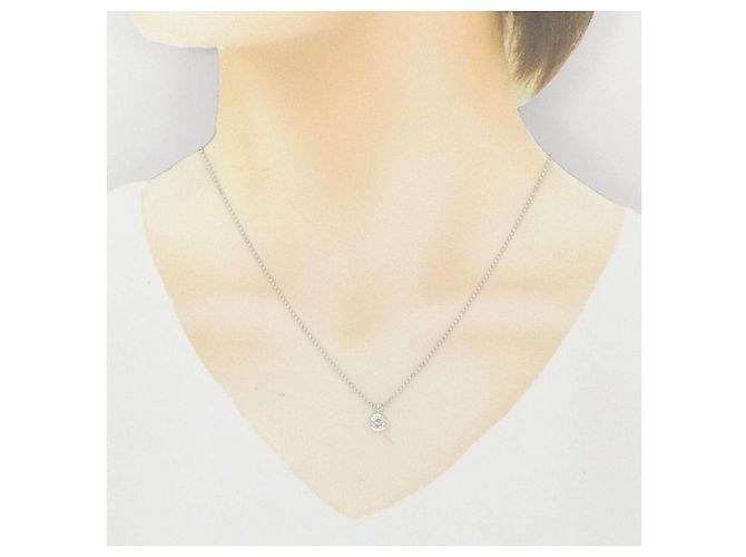 Autre Marque Collana in platino e diamanti Argento - vista 6