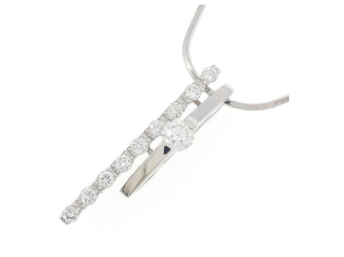 Autre Marque Collana in diamanti Pt900 Pt850 Argento - vista 3