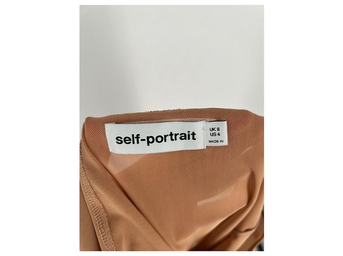 Self Portrait Rock Beige aus Polyester Größe 4 - Ansicht 3