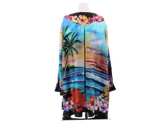 Dolce & Gabbana Caftán de seda estampado Multicolor - vista 2