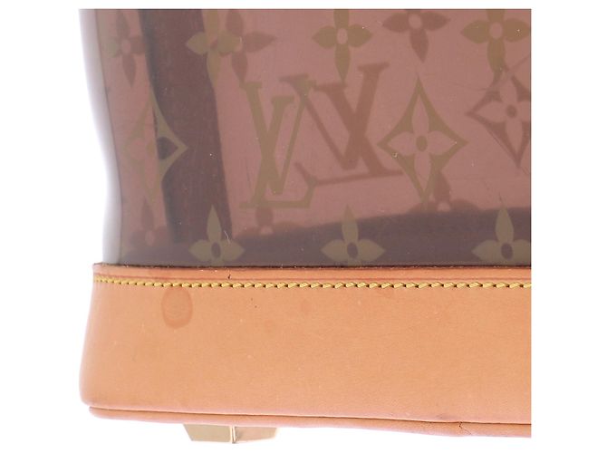 Borsa trasparente Louis Vuitton marrone - vista 12