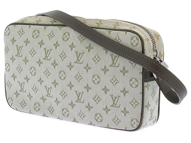 Louis Vuitton Borsa in tela e inserti Verde - vista 8