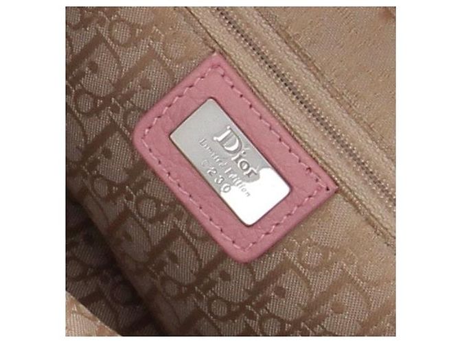 Dior Bestickte Raffia-Handtasche Mehrfarben - Ansicht 7