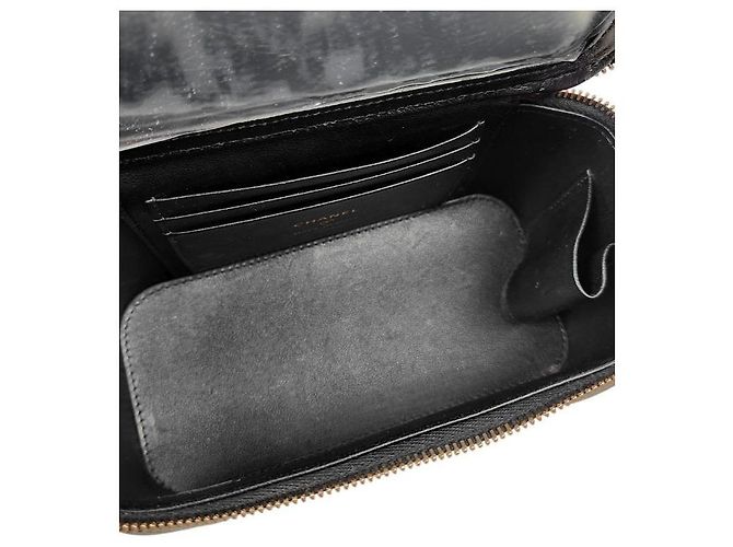 Chanel Vanity Chain Tote Bag aus schwarzem Lammleder - Ansicht 11