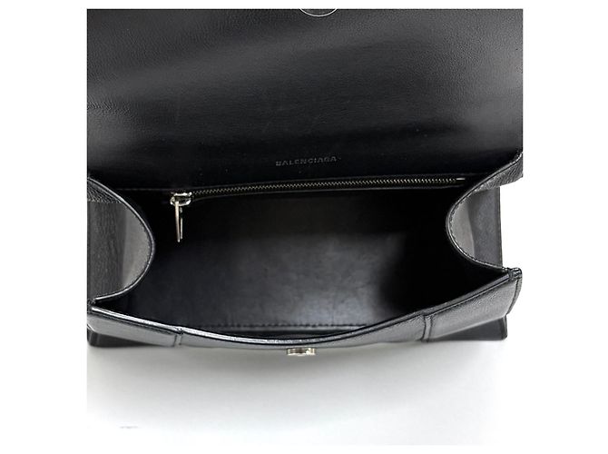 Balenciaga Borsa a tracolla Hourglass con manico superiore Nera Nero - vista 14