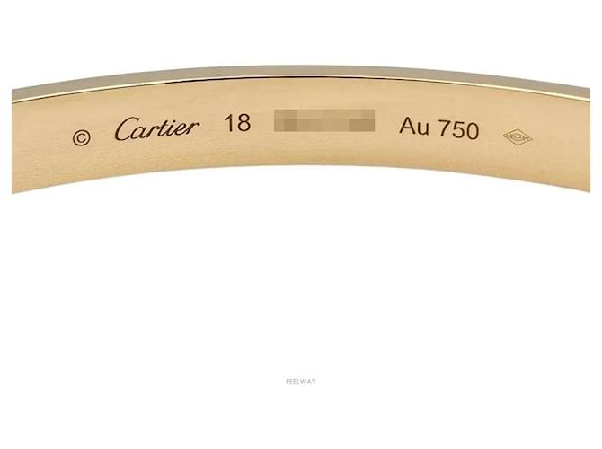 Cartier Bracciale Love Giallo - vista 3