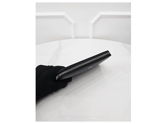 Dior Portafoglio con zip CD Diamond Black Nero - vista 4