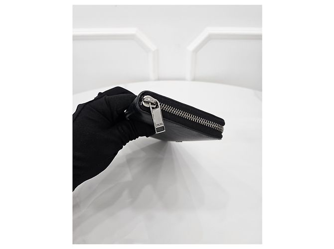 Dior Portafoglio con zip CD Diamond Black Nero - vista 6