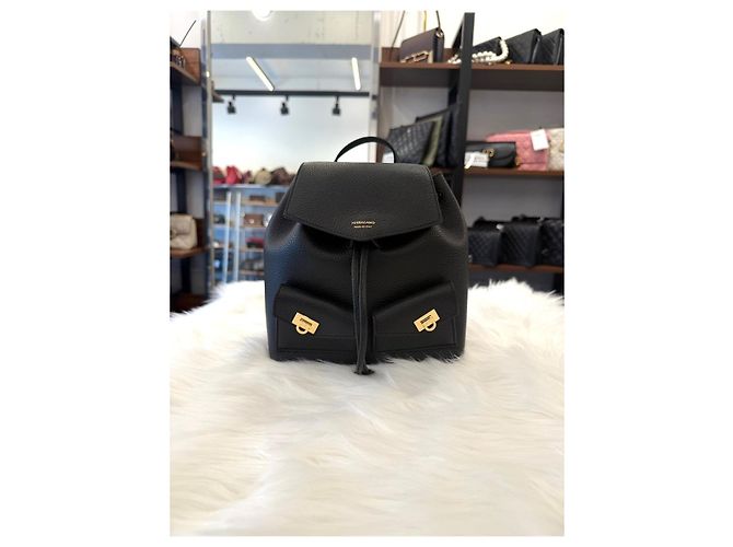 Salvatore Ferragamo Mini zaino multi-tasche Nero - vista 4