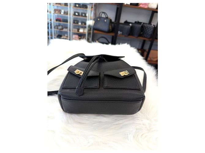 Salvatore Ferragamo Mini zaino multi-tasche Nero - vista 8
