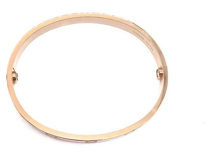 Bracciale Cartier Love Oro Rosa - vista 4