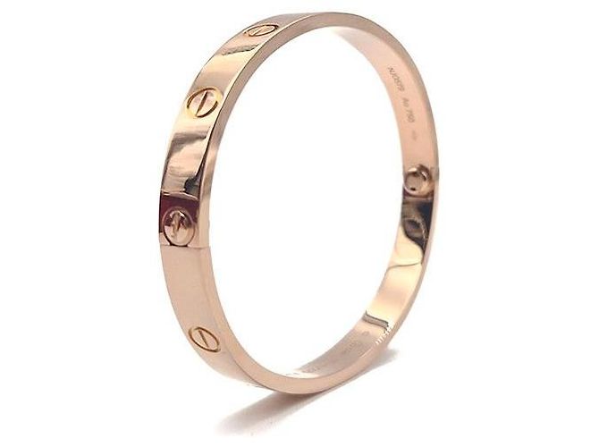 Bracciale Cartier Love Oro Rosa - vista 5