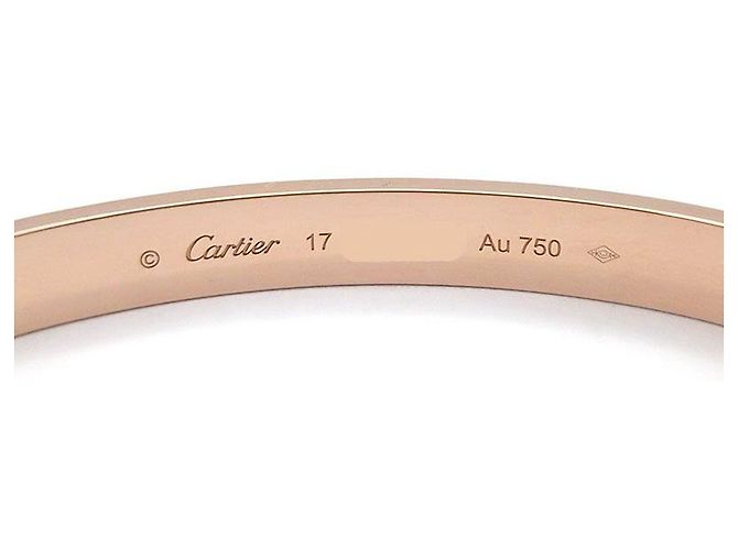 Bracciale Cartier Love Oro Rosa - vista 7