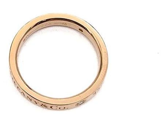 Anello Tiffany & Co 3P Diamond Logo Oro Rosa - vista 4