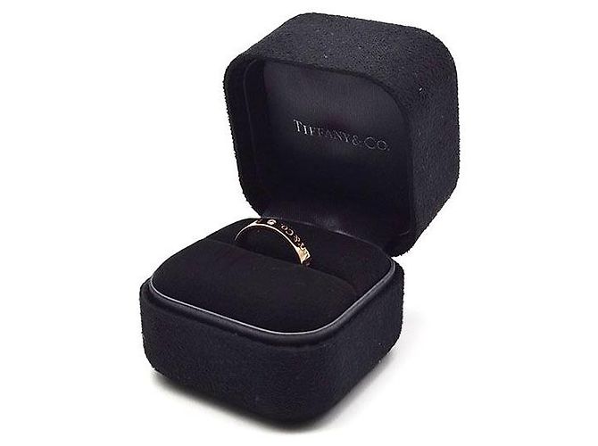 Anello Tiffany & Co 3P Diamond Logo Oro Rosa - vista 7
