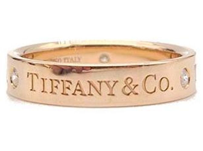Tiffany & Co Diamond Logo Ring Roségold Pink - Ansicht 3