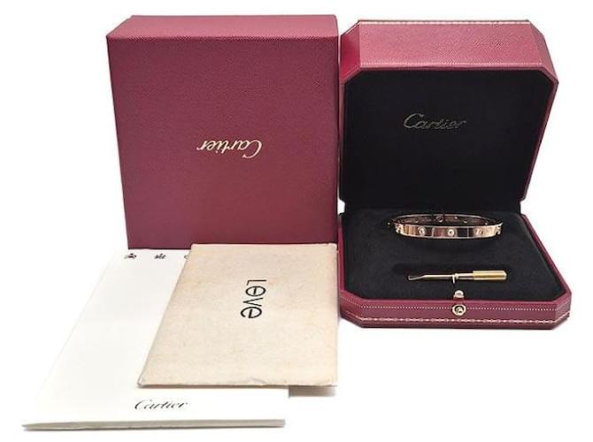 Cartier Bracciale Diamond Love Rosa - vista 8