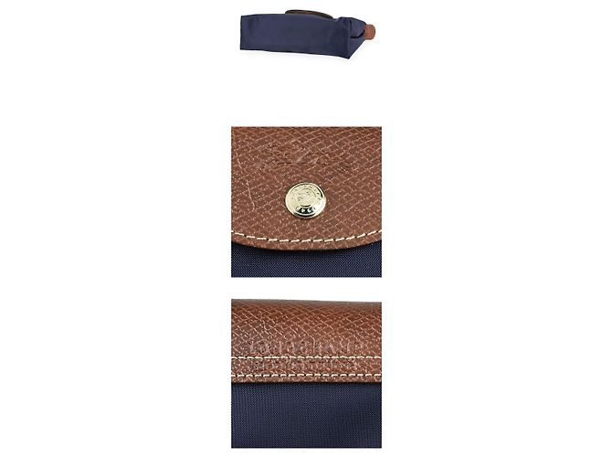Longchamp Women Le Pliage Original Handle Pouch (Navy) Blau - Ansicht 4